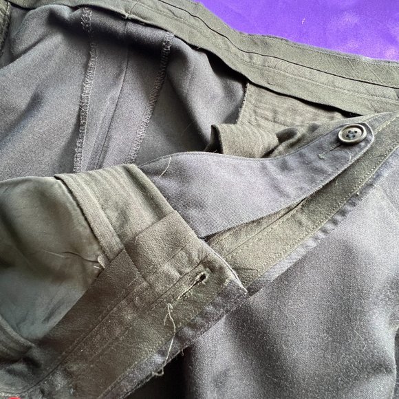 📌Dark Blue Dress Pants B&T European Tailoring Handmade with High Quality Fabric - Picture 10 of 16